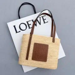 ロエベ LOEWE スクエアバスケットバッグ かごバッグ LOEWE（ロエベ） 【即納】ロエベ レディース スクエア バスケット かご