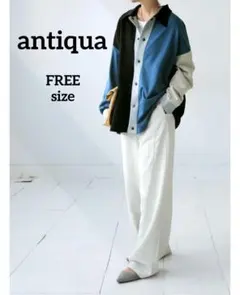 アンティカantiqua《完売品》 こなれ感を高める『ポンチシャツジャケット』のサムネイル