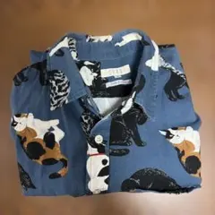 猫　プリント　シャツのサムネイル