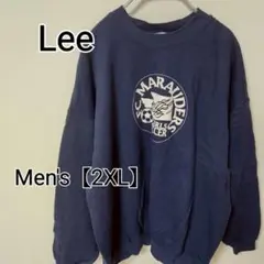 z232 【Lee】FC MARAUDERSトレーナー（メンズ2XL） ネイビー