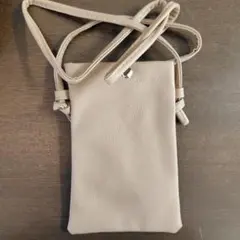 スマホショルダーバッグ ベージュ