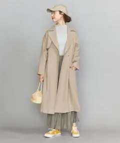 BY ドローストラップトレンチコート