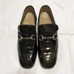グッチ　ローファー　ホースビット　サイズ9(24-25センチ)黒