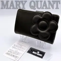 ✨未使用✨【MARY QUANT】ビックデイジーパッチLウォレット 二つ折り財布