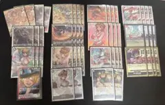 ワンピースカード　赤黒サボ　デッキ　デッキパーツ