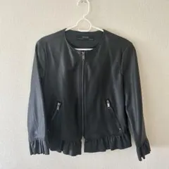 ZARA BASIC 黒レザージャケット Mサイズ