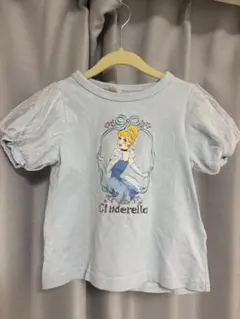 ディズニー シンデレラ 半袖Tシャツ ライトブルー