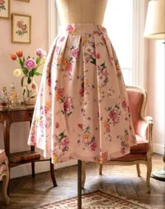 新品タグ　ロペピクニック　花柄フレアスカート