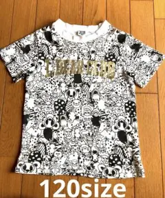 L BEAR CLUB 総柄 Tシャツ ホワイト　120サイズのサムネイル