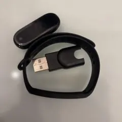 ブラックヘルスウォッチ　本体 充電ケーブル付き