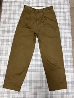 無印良品 ストレッチチノタックワイドパンツ ベージュのサムネイル