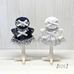 【626】ハンドメイド　ドール服　赤ちゃんサイズ　クリスマス