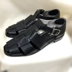 【OrientalTraffic 】グルカサンダル 黒　L/24.5cmのサムネイル