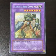 遊戯王 E・HERO グランネオス　英語版　シークレット 1枚