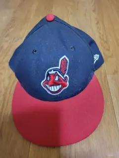 NEW ERA ベースボールキャップ 7 1/2インディアンス