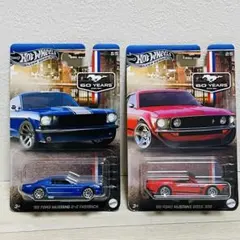 2台 ホットウィール マスタング '65 2+2 '69 BOSS 302