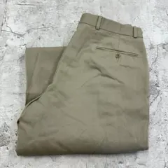 さ*う様 ブルックスブラザーズ　2タック　ワイド　スラックス　古着　ベージュ　W