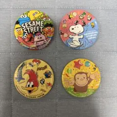 USJ 缶バッジ 4個セット - メルカリ