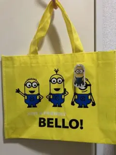 ミニオンズ　トートバッグ　レッスンバッグ