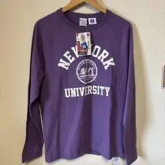 【新品タグ付】Champion T1011 NYU 長袖Tシャツ L 米国製のサムネイル