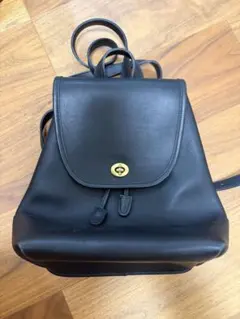 名品】 オールドコーチ トートバッグ 肩掛け グラブタンレザー 黒 9714