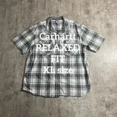 Carhartt 半袖チェックシャツ XL RELAXED FITワークチェックのサムネイル