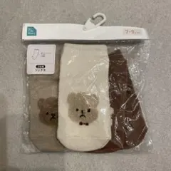 EL FIN DOLL くまさん　ベビー靴下 3足組 7-9cm