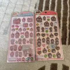 正規品 うるちゅるポップシール モンチッチ 2種類セット