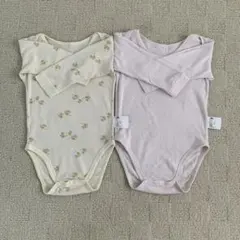 UNIQLO ベビー ボディスーツ 80cm 2枚セット ロンパース