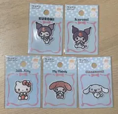 ダイソー　サンリオワッペン　5種セット
