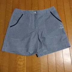 Callaway チェック柄 ゴルフパンツ Lサイズ ネイビー系