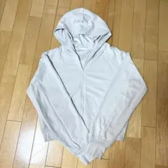 GU UVカットフルジップパーカ(長袖) 02 LIGHT GRAY