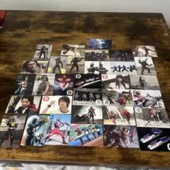 d*7様 仮面ライダー トレーディングカードセット 30枚以上