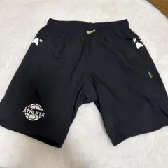 ATHLETA キッズ　サッカー ハーフパンツ Sサイズ ブラック