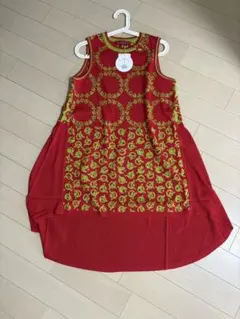 アルベロベロ　赤ノースリーブチュニック 新品のサムネイル