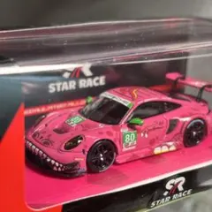 SR 1/64 ポルシェ 911 GT3 R IMSA #80 ピンク恐竜