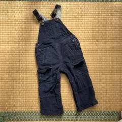 babyGap ネイビー コーデュロイオーバーオール