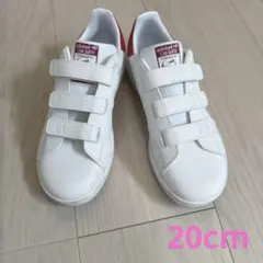 adidas スタンスミス ピンク ベルクロ 20cm