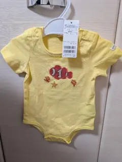 【petit main】海の生き物刺繍ロンパース 80(SS)