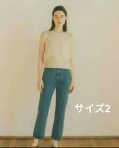 最終価格CLANE J/W SLIM ANKLE PANTS シークレットデニム