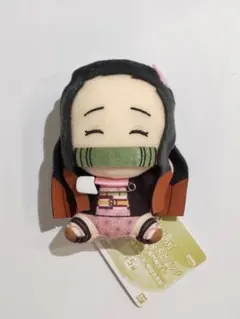 鬼滅の刃　くっつきぬいぐるみバッジ　竈門禰豆子