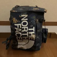 筆箱付き‼️THE NORTH FACE 花柄リュック 大容量 ネイビー