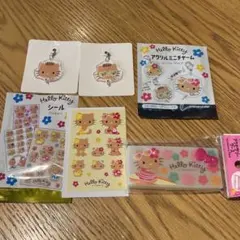 ハローキティ 日焼け 4点セット セリア