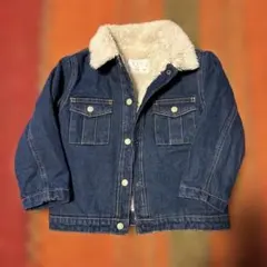 ZARA ボア付きデニムジャケット 110cm