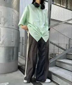 【etsinta】リメイクトラックパンツ/ラインパンツ