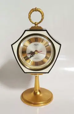 アンティーク Rhythm 2JEWELS ALARM CLOCK 時計 機械式