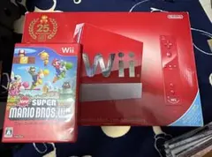 Nintendo Wii 25周年モデル 赤　マリオソフト付き