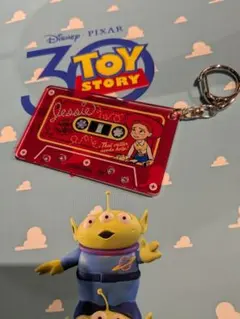 トイストーリー　30周年　アクリルキーチェーン　ジェシー　オーマイカフェ