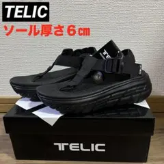 新品　TELIC テリック　 ブラック　サンダル　厚底　レディースのサムネイル