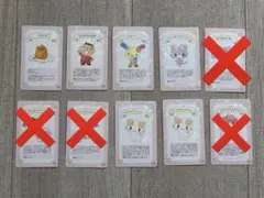 【４枚以上から購入可】サンリオキャラクターズシークレットコレクターズカード6枚